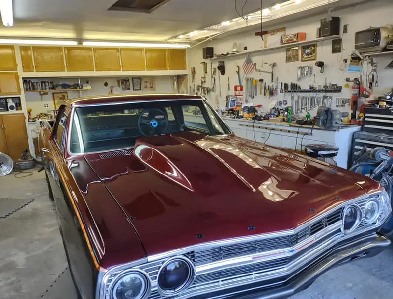Tamco Paint Rock It Red on 1968 Chevelle 