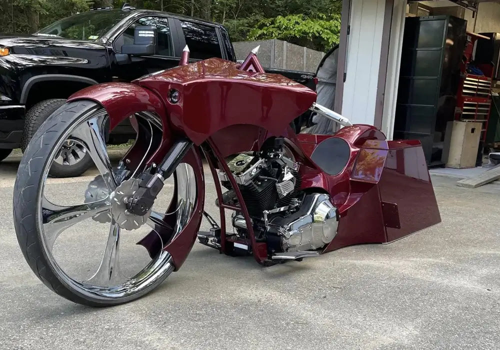 Tamco Paint Rock It Red on Harley Davidson