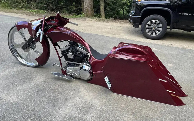 Tamco Paint Rock It Red on Harley Davidson