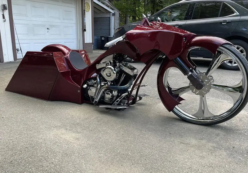 Tamco Paint Rock It Red on Harley Davidson