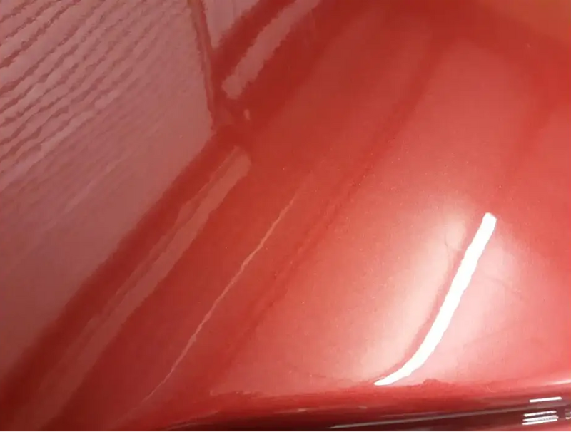 Tamco Paint Rock It Red on Car Part