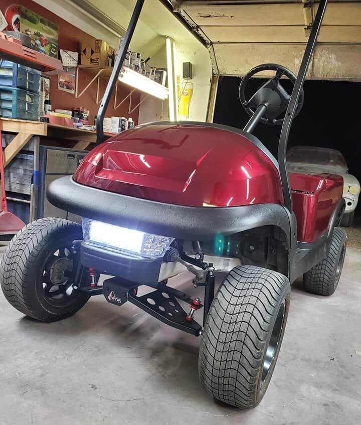 Tamco Paint Rock It Red on 2018 Club Car