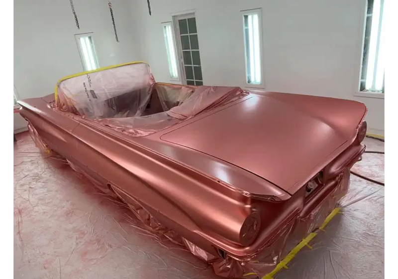 Rose Gold Car