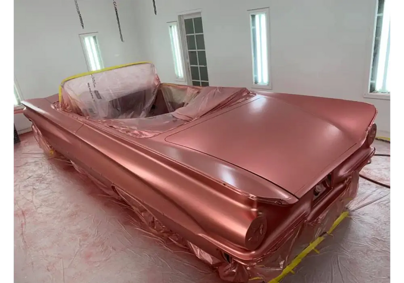 Rose Gold Car