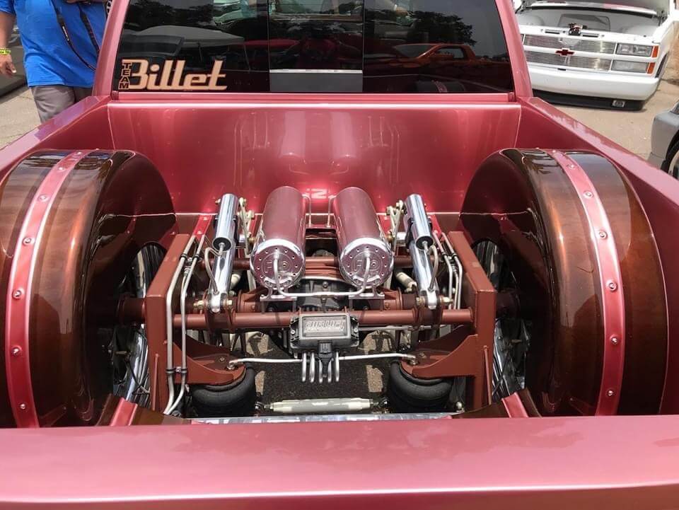 Rose Gold Chevy Silverado battery