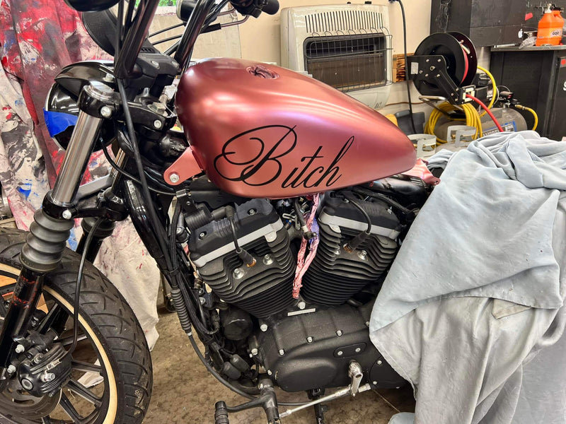 Rose Gold Motorcycle