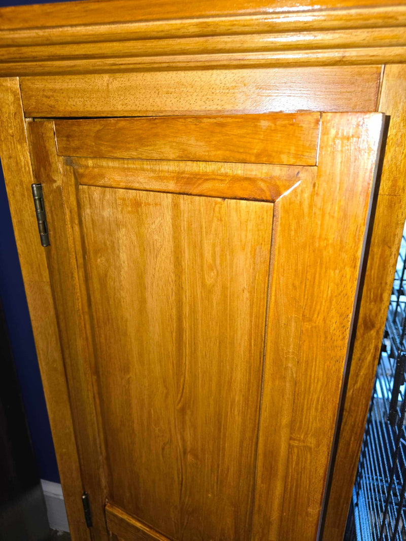 Tamco Paint Rusted Gold Wood Stain on 1 Door Storage Cabinet