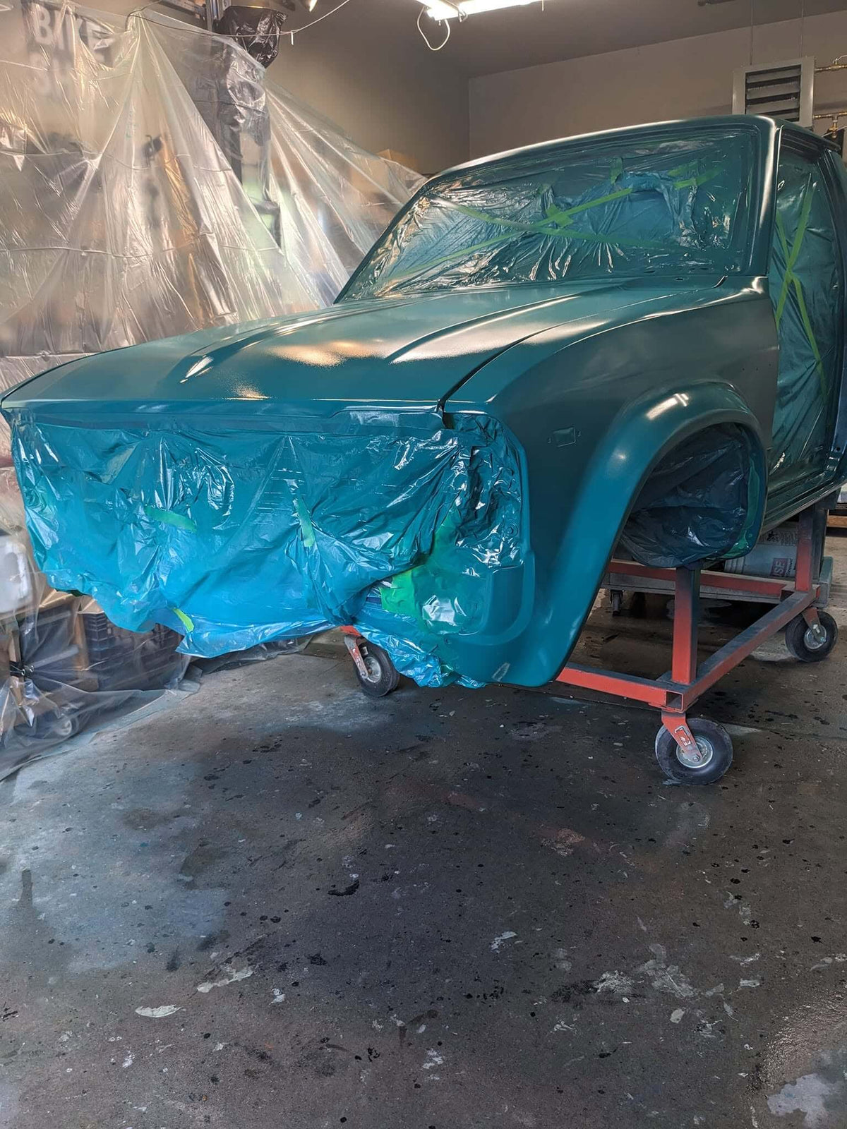 Tamco Paint Toyota Rustic Green on Toyota Hilux
