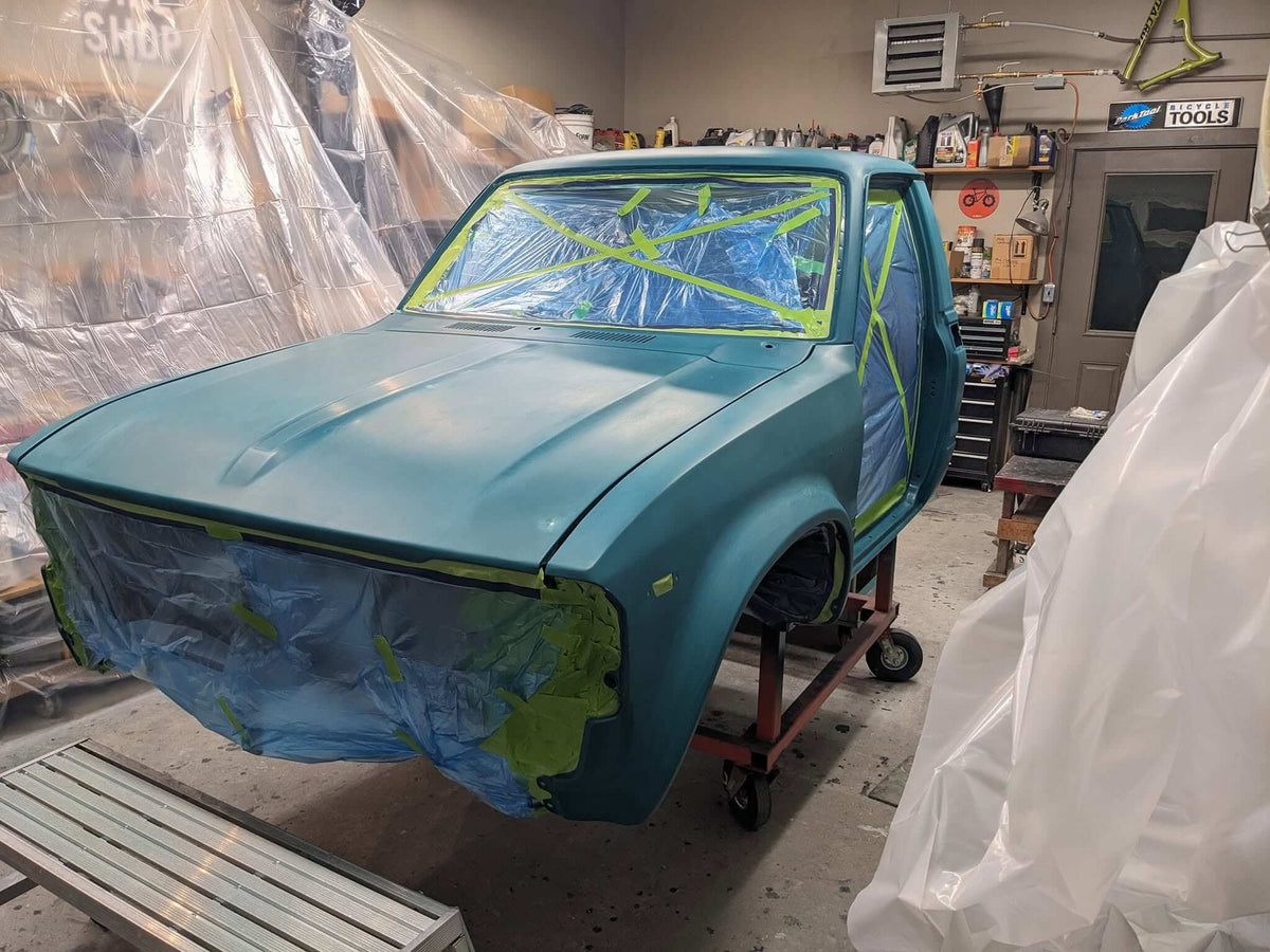 Tamco Paint Toyota Rustic Green on Toyota Hilux