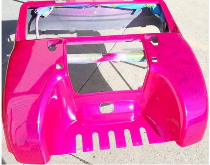 Tamco Paint Sexy AF Pink in Golf Cart