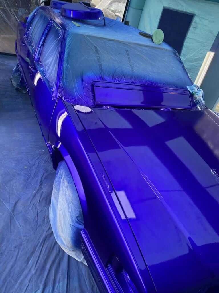 Tamco Paint Socal Blue Candy Pearl in Cadillac Fleetwood