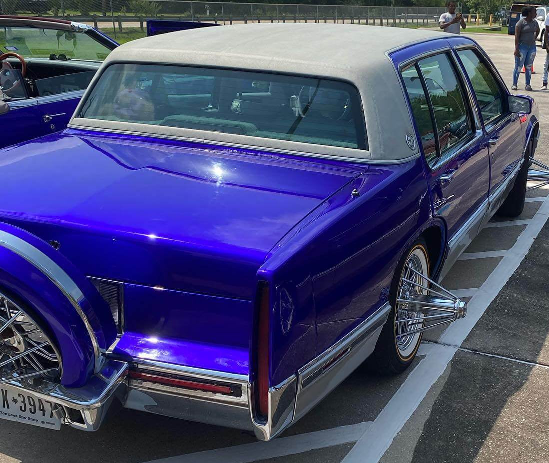Tamco Paint Socal Blue Candy Pearl in Cadillac Fleetwood