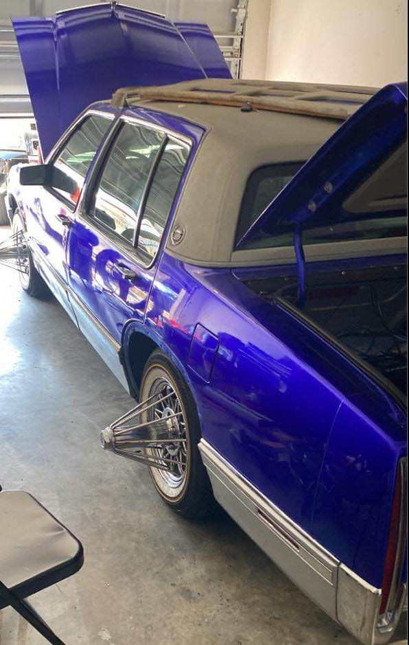 Tamco Paint Socal Blue Candy Pearl in Cadillac Fleetwood