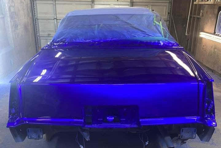 Tamco Paint Socal Blue Candy Pearl in Cadillac Fleetwood
