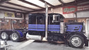 Tamco Paint Sinister Triple Reboot Blue and Blue Nitrous on Peterbilt 379