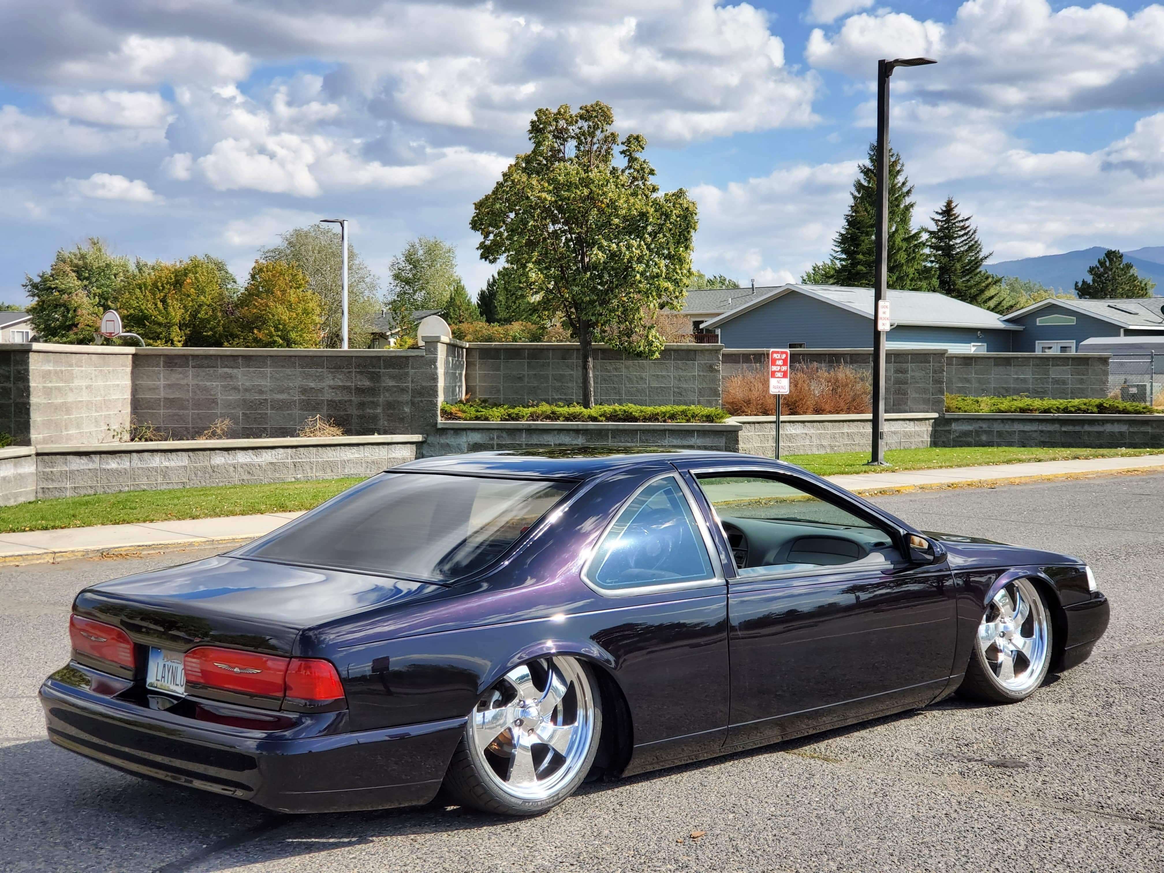 Tamco Paint Sinister Triple Reboot Purple on 1966 Ford Thunderbird