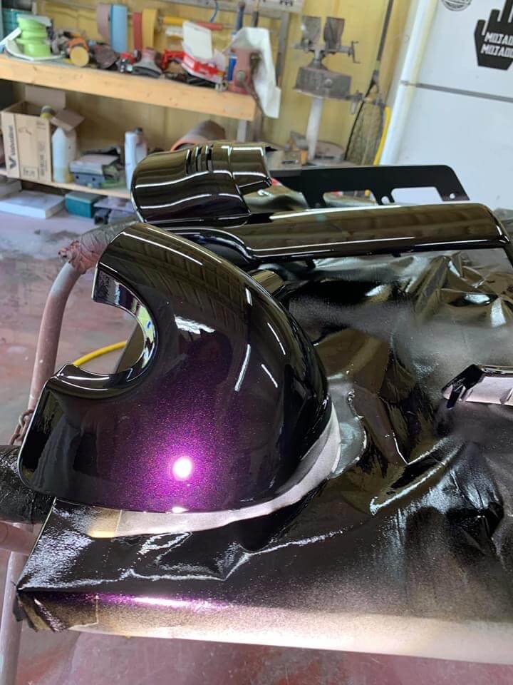 Tamco Paint Sinister Triple Reboot Purple on Car Parts