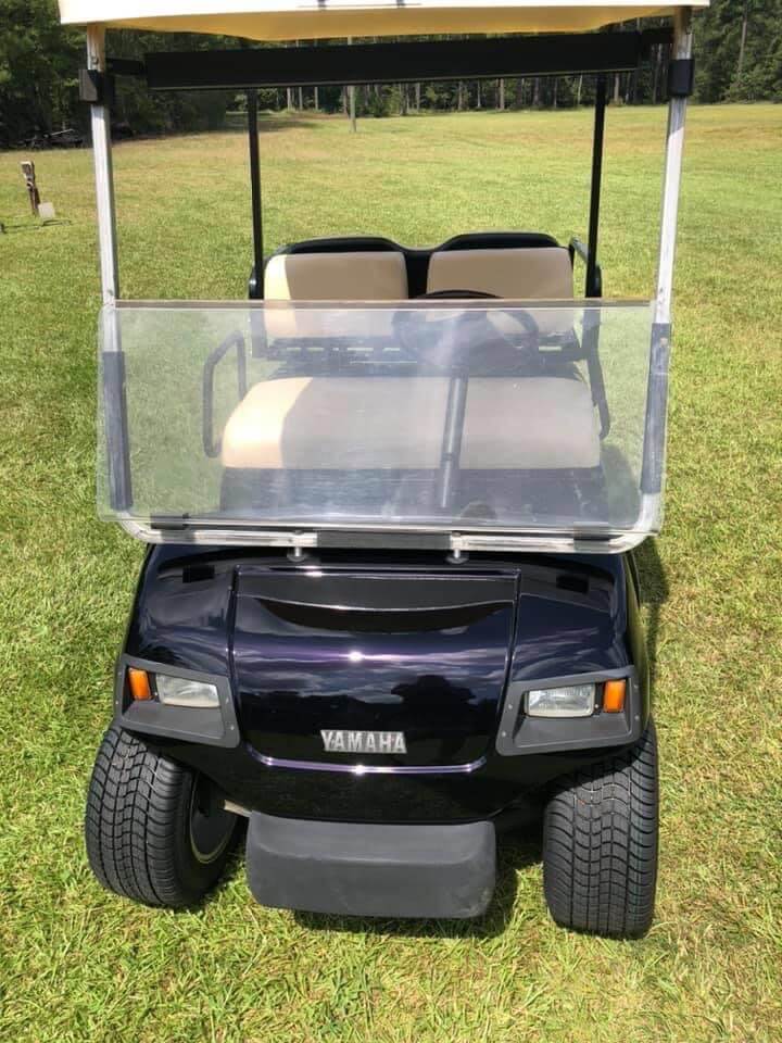 Tamco Paint Sinister Triple Reboot Purple on 1999 Yamaha Golf Cart