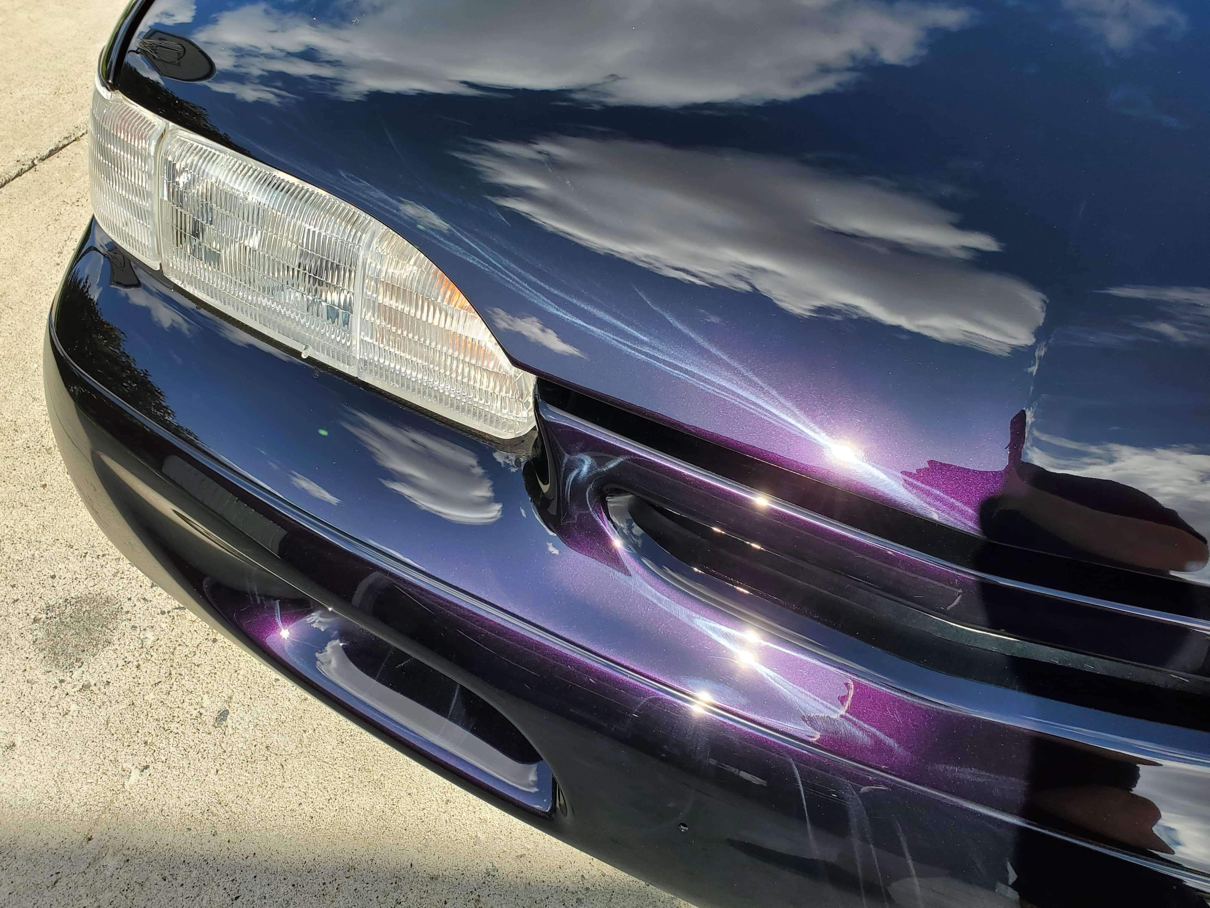Tamco Paint Sinister Triple Reboot Purple on 1966 Ford Thunderbird