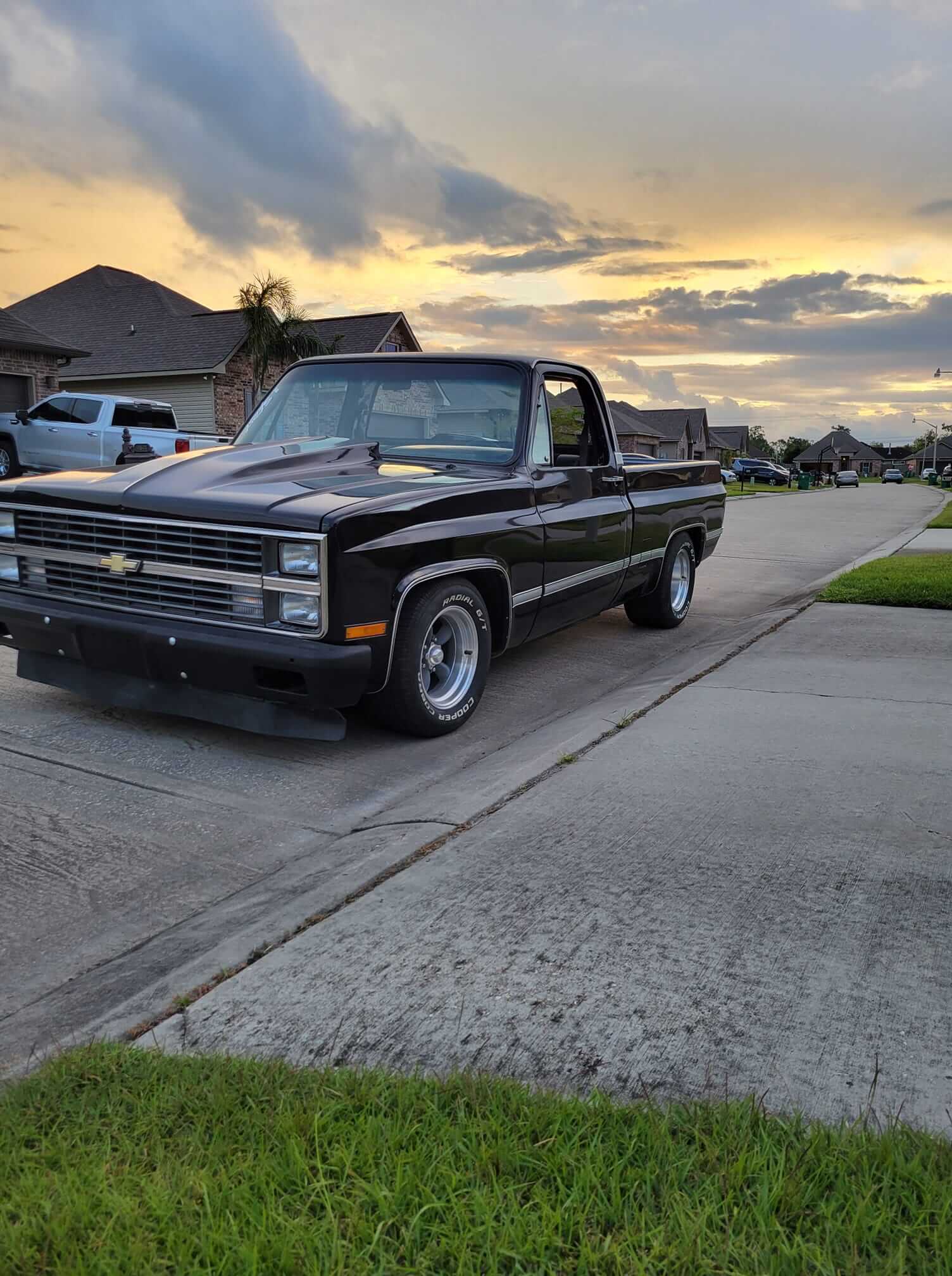 Tamco Paint Sinister Triple Reboot Purple on 1985 Chevrolet c10
