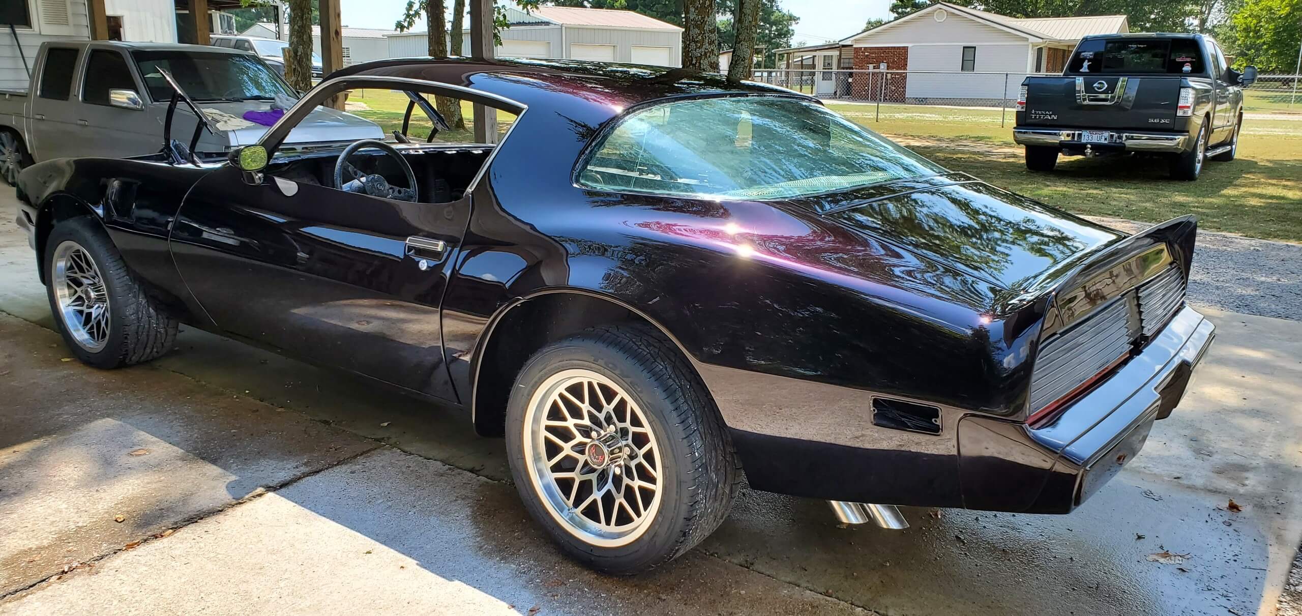 Tamco Paint Sinister Triple Reboot Purple on 1980 Pontiac
