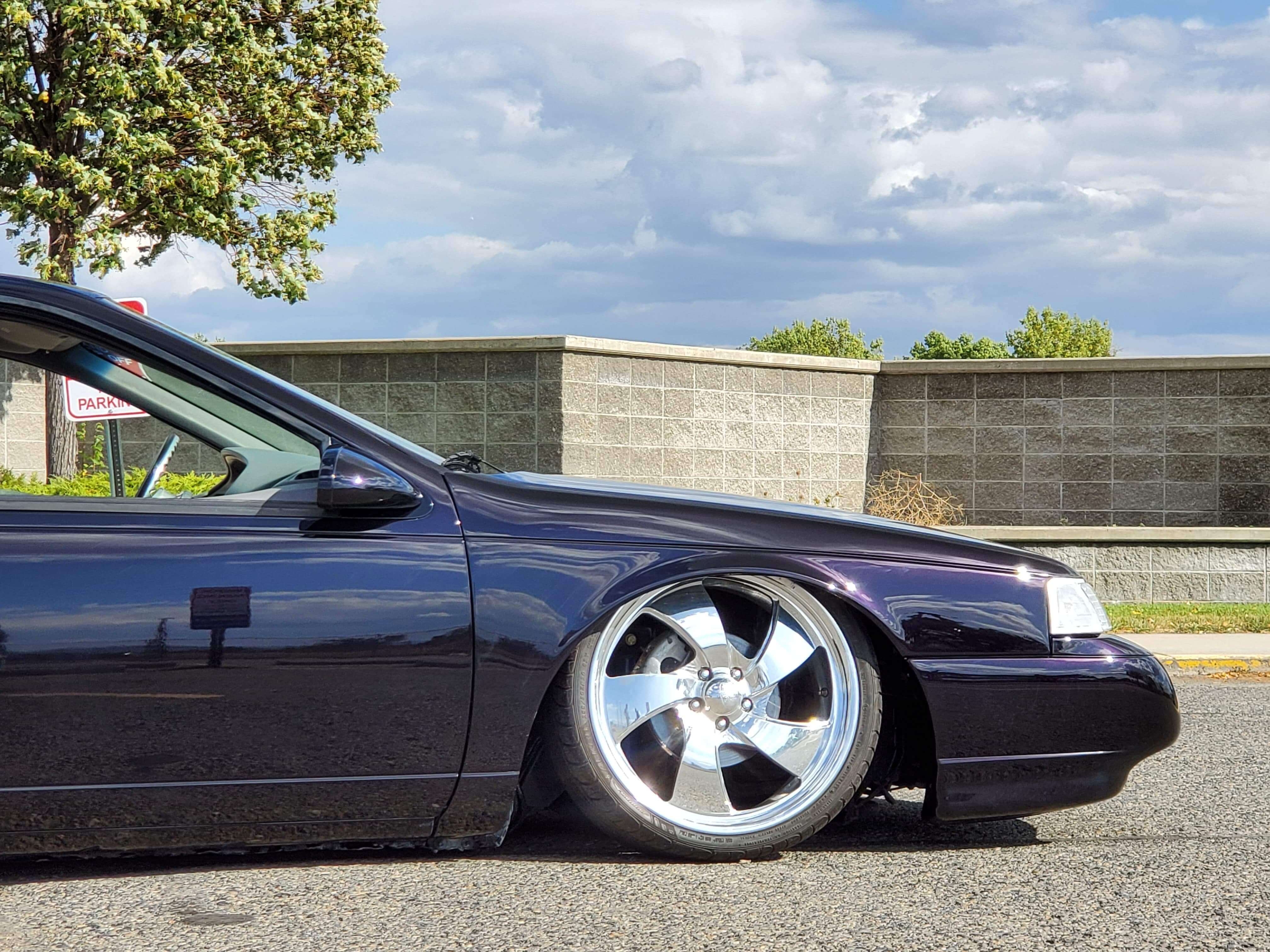 Tamco Paint Sinister Triple Reboot Purple on 1966 Ford Thunderbird