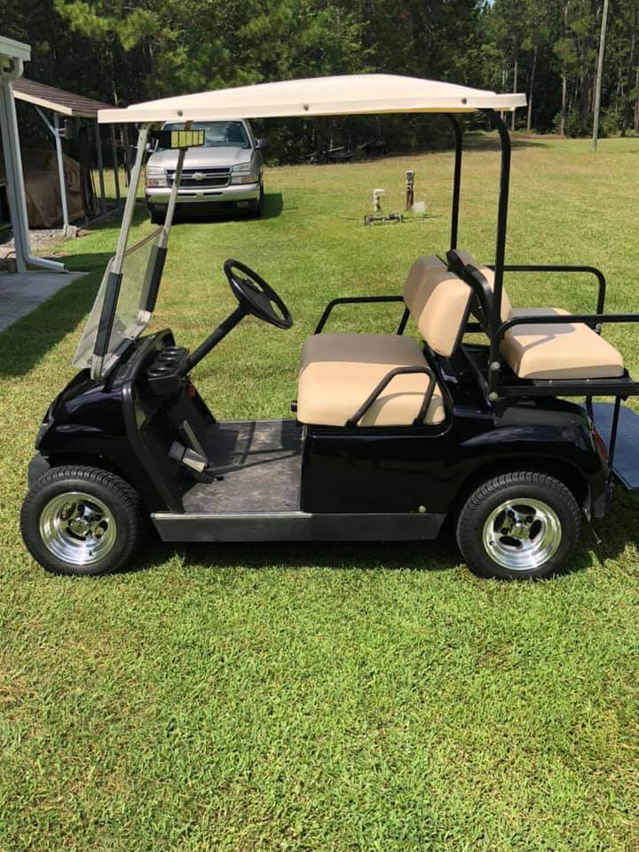 Tamco Paint Sinister Triple Reboot Purple on 1999 Yamaha Golf Cart