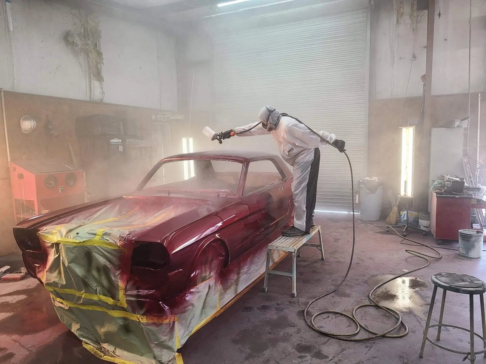 Tamco Paint Sangria on Ford Mustang