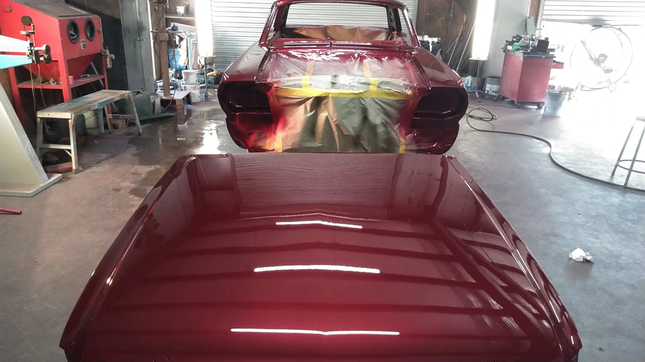 Tamco Paint Sangria on Ford Mustang