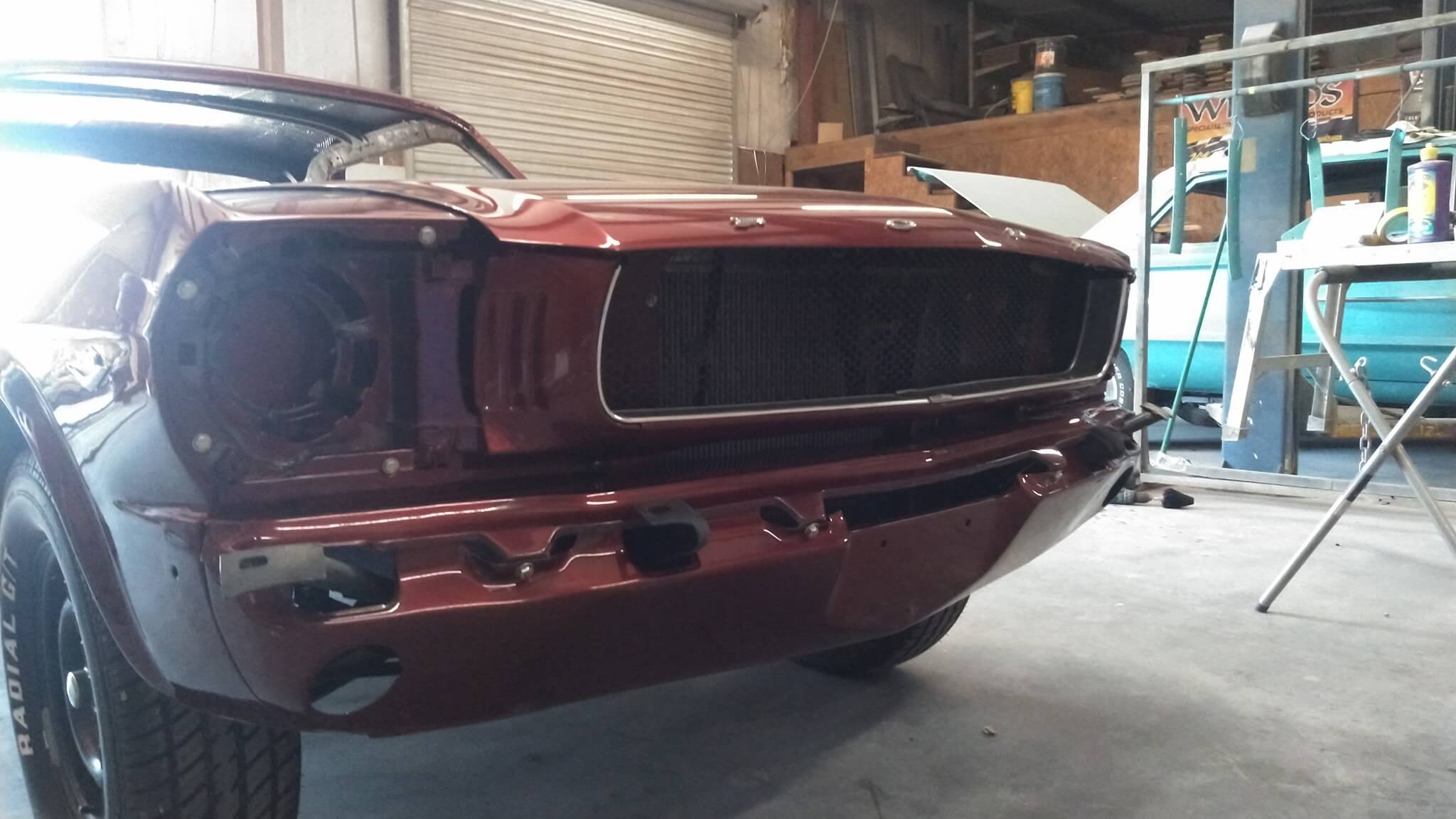 Tamco Paint Sangria on Ford Mustang