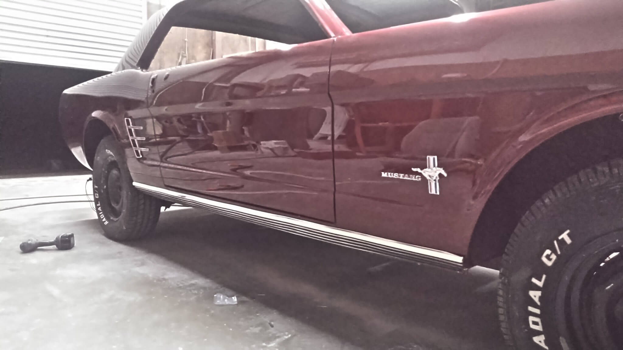 Tamco Paint Sangria on Ford Mustang