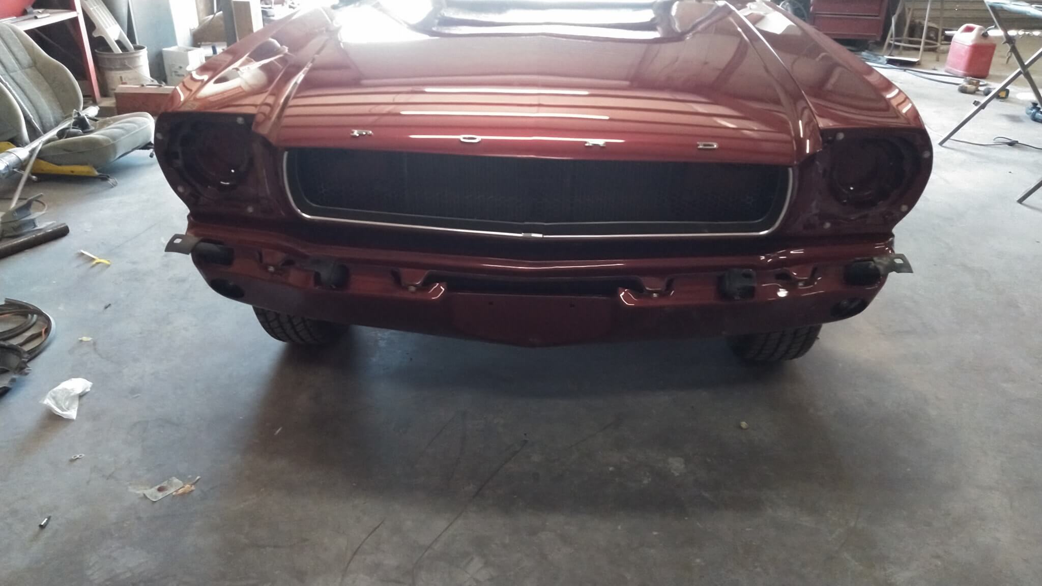 Tamco Paint Sangria on Ford Mustang