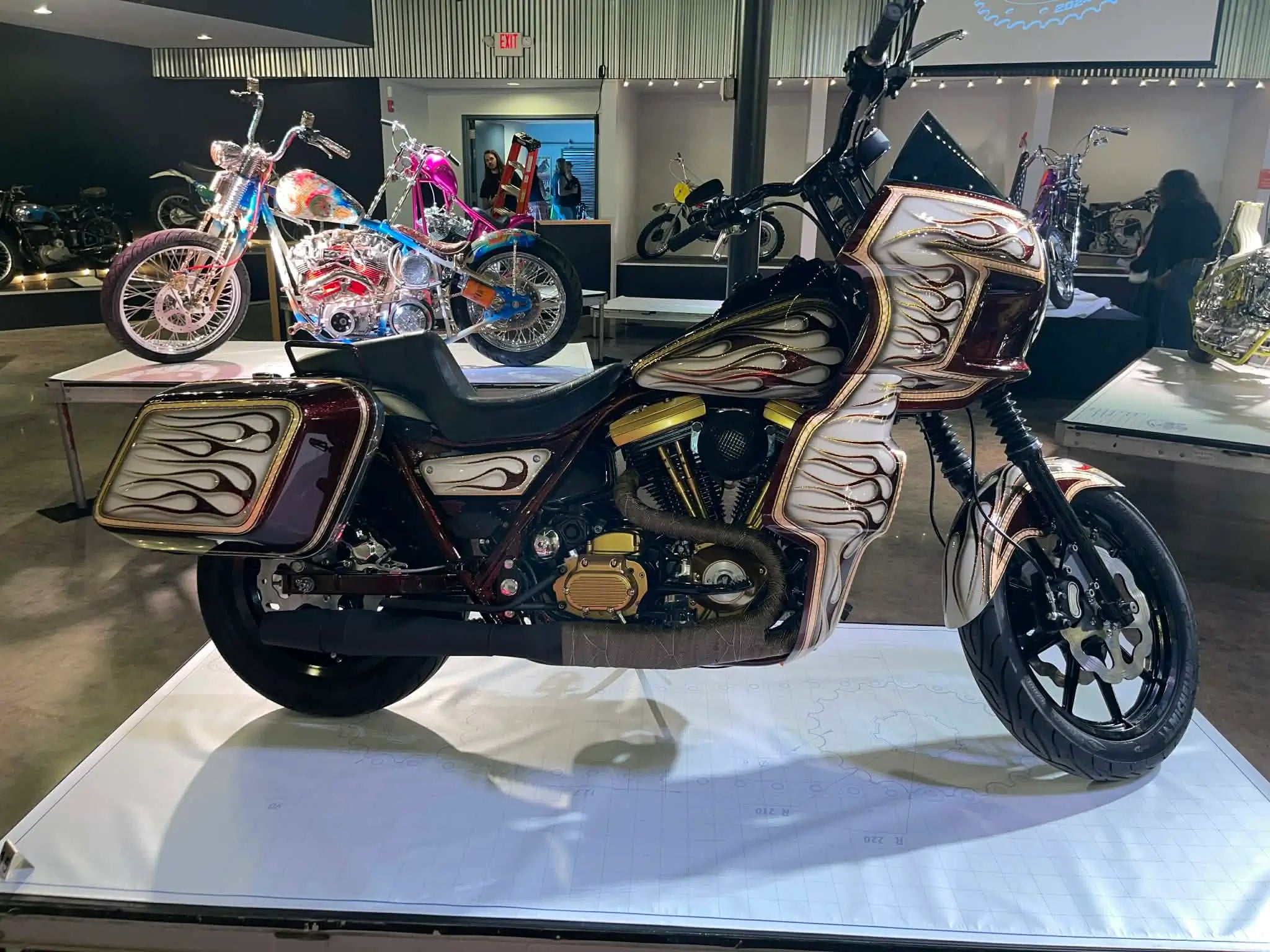 Tamco Paint Sasparilla Candy Concentrate on Harley-Davidson FXR