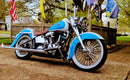 Tamco Paint Harley-Davidson Fat Boy Blizzard Of Ozz Blue Pearl