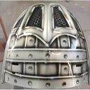 Slick Silver Metallic Helmet