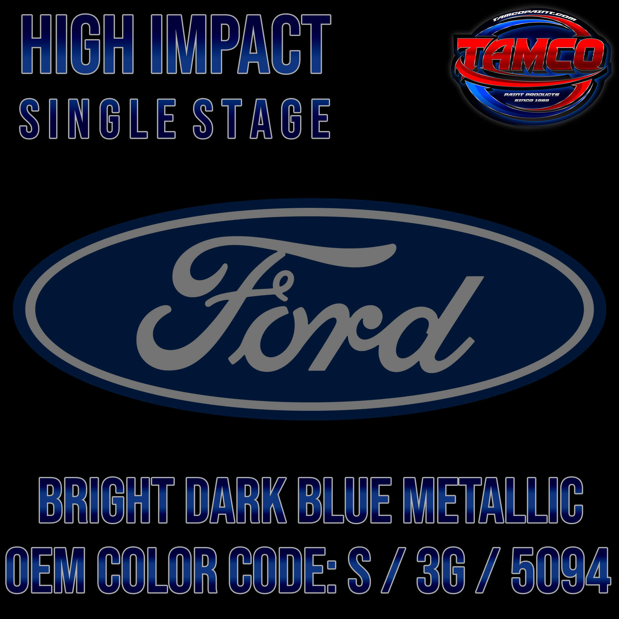 Ford Bright Dark Blue Metallic