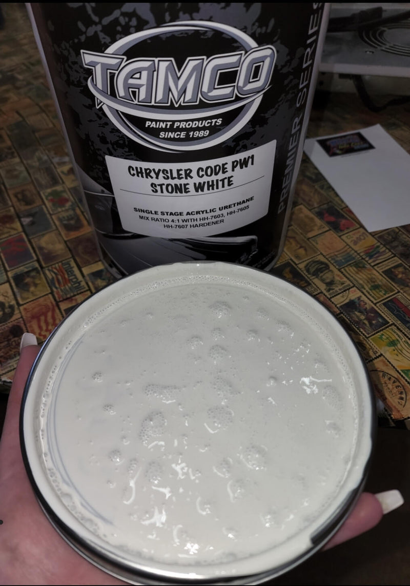 Chrysler Stone White Basecoat