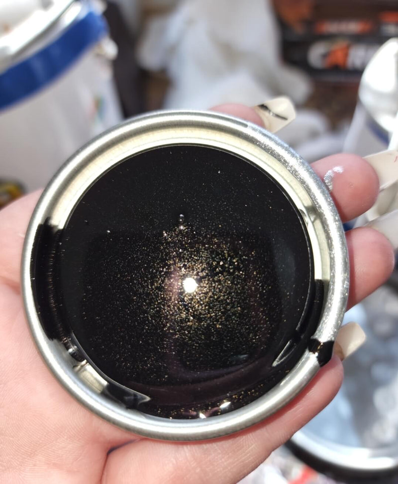 Black Metallic Color Paint