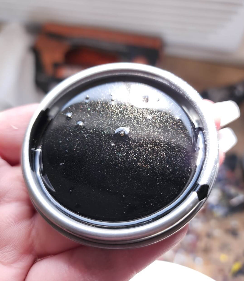 Black Metallic Color Paint