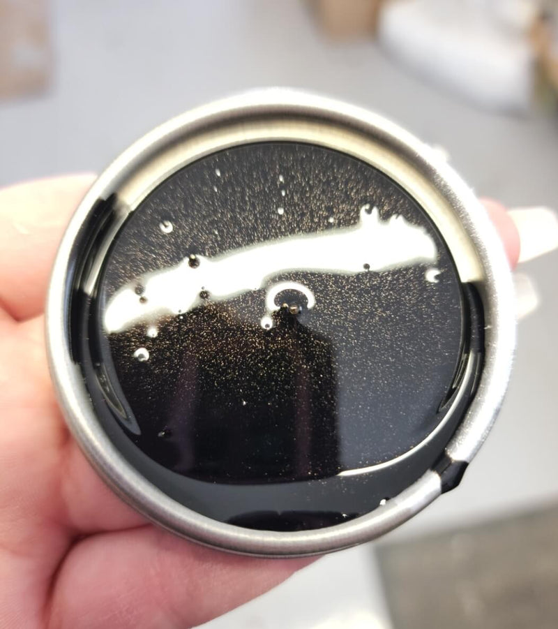 Black Metallic Color Paint