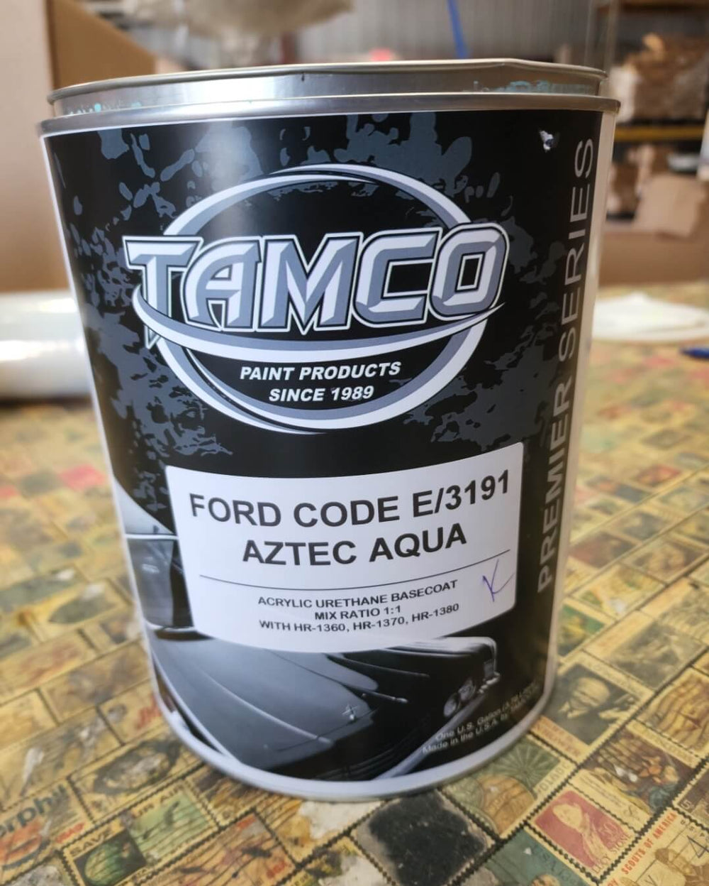 Ford Aztec Aqua | E / 3191 | 1969 | OEM Basecoat