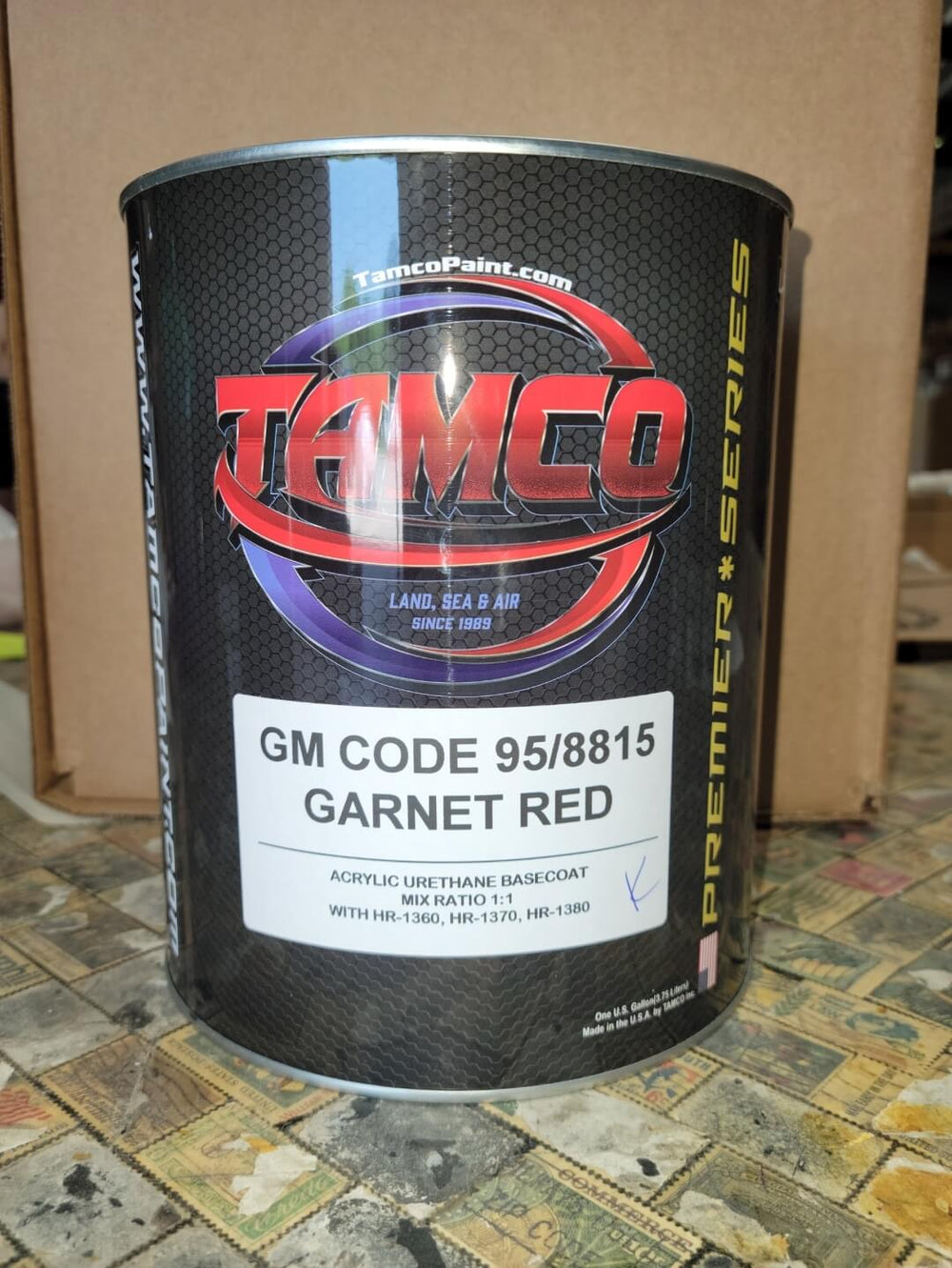 GM Garnet Red | 95 / 8815 | 1987-1989 | OEM Basecoat
