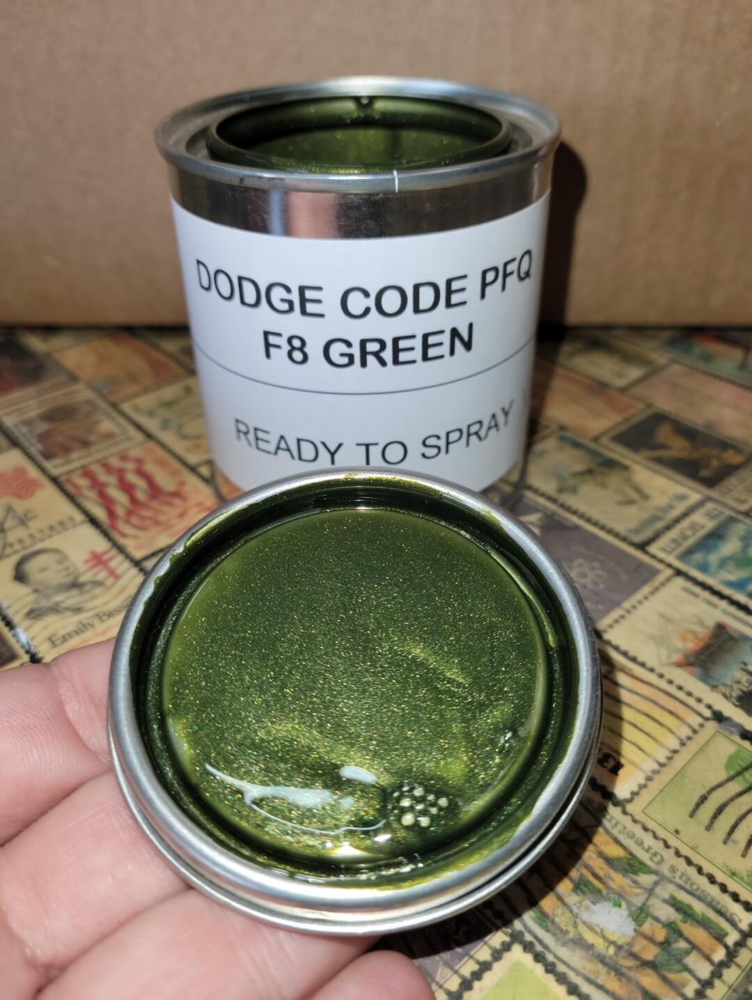Chrysler F8 Green Metallic | PFQ / RFQ | 2018-2022 | OEM Basecoat