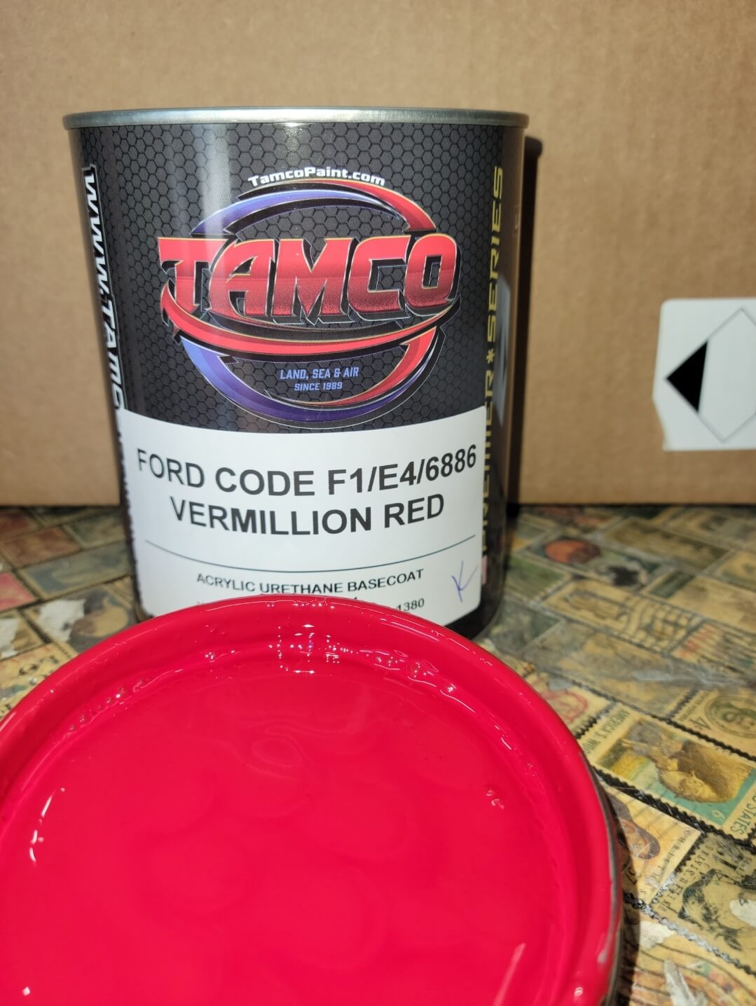 Ford Vermillion Red OEM Basecoat