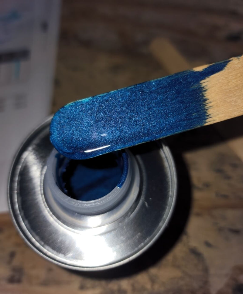 Acapulco Blue Metallic Color Paint