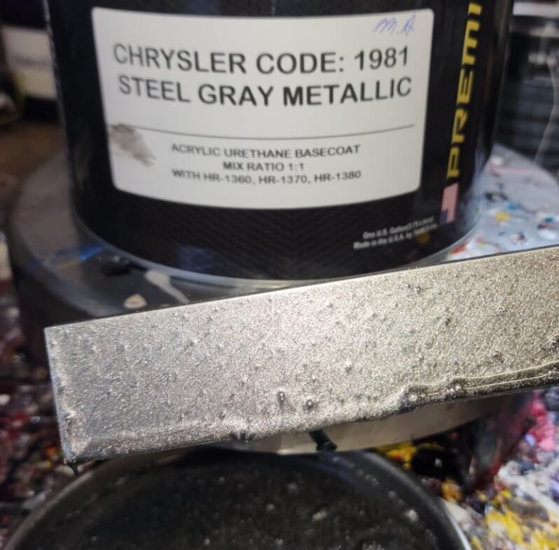 Chrysler Steel Gray Metallic Basecoat