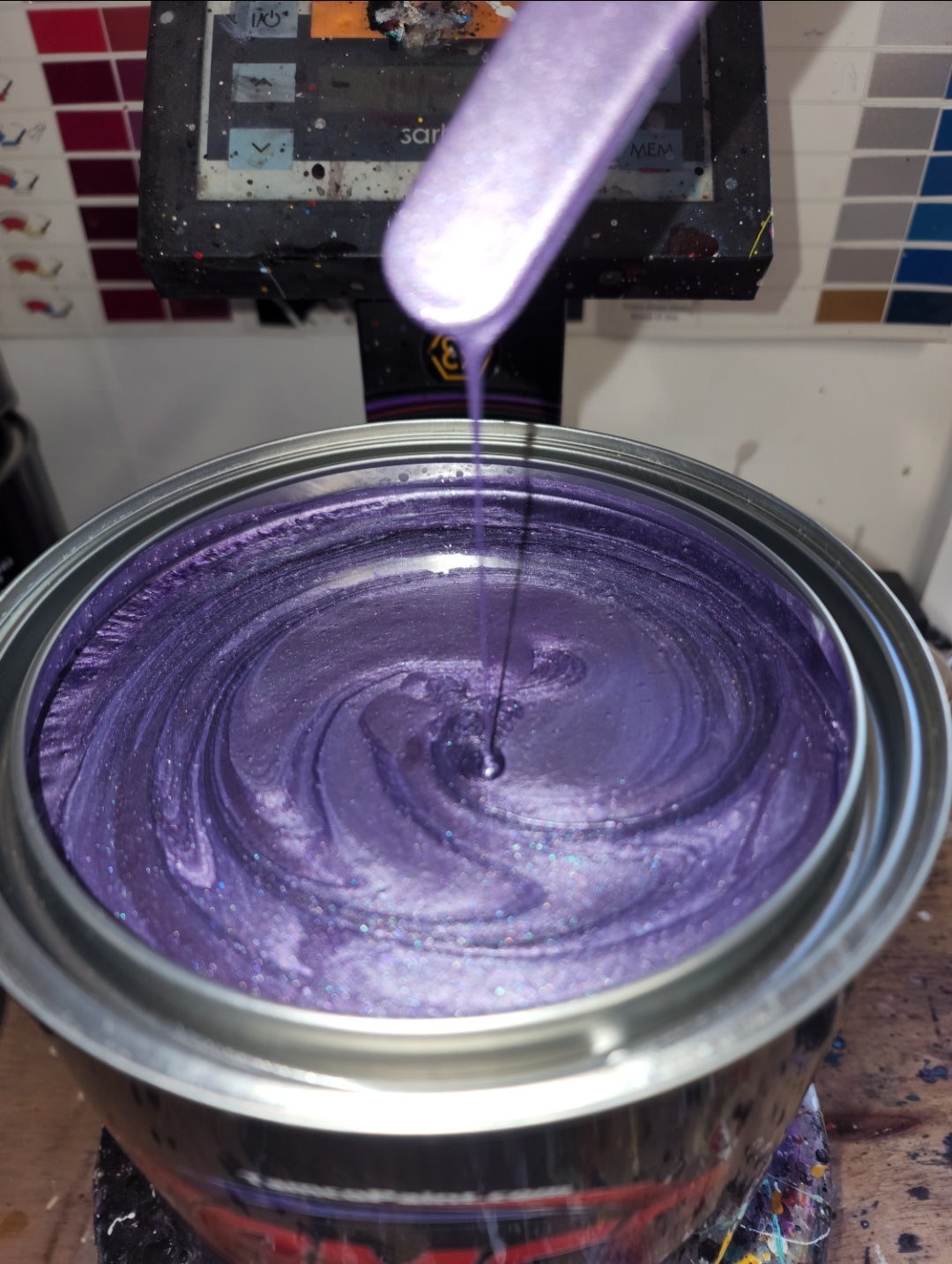  Tamco Paint  Liquid Lavender Pearl Custom Color Basecoat 