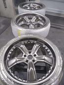 Tamco Paint Secret Silver on Car Wheel