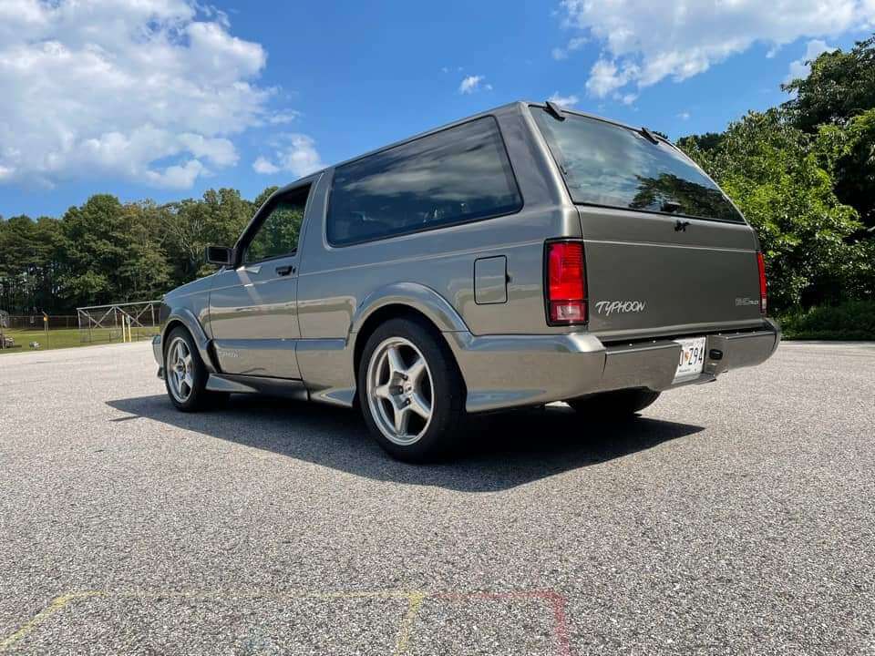 Tamco Paint Secret Silver on 1993 GMC Jimmy Typhoon