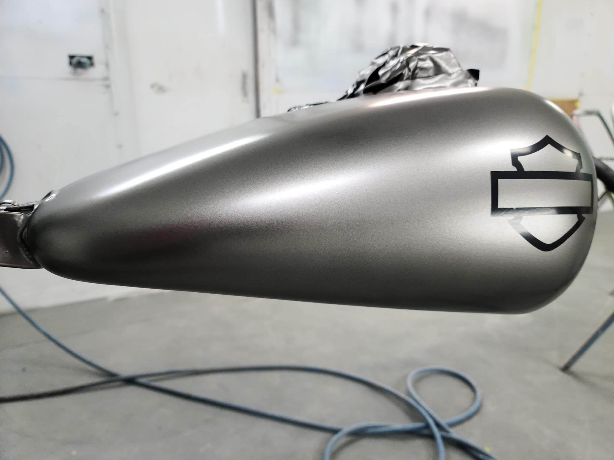 Tamco Paint Secret Silver on Motorcycle Tank